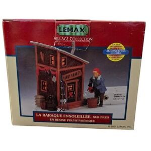 VINTAGE RARE 2001 LEMAX "SUNNY SHANTY" PORCELAIN LIGHTED ACCESSORY